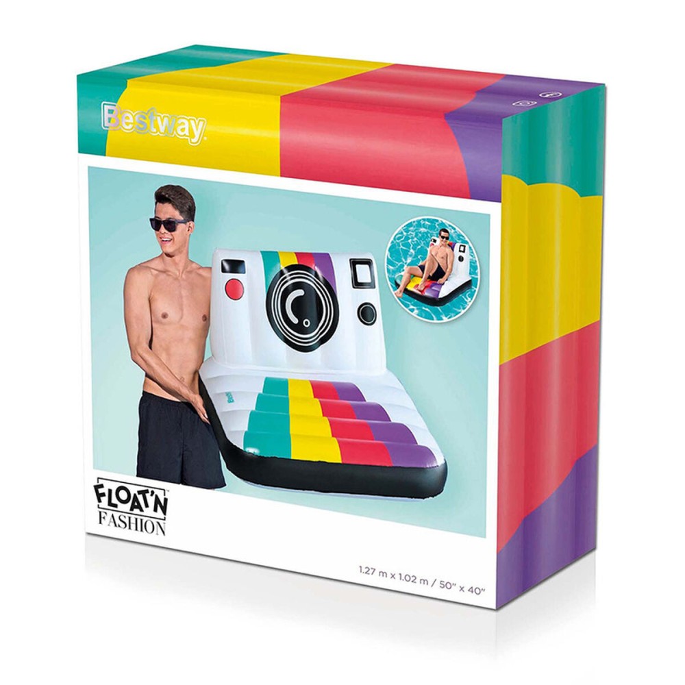 Scaun gonflabil pentru piscină Bestway Aparat foto 127 x 102 cm