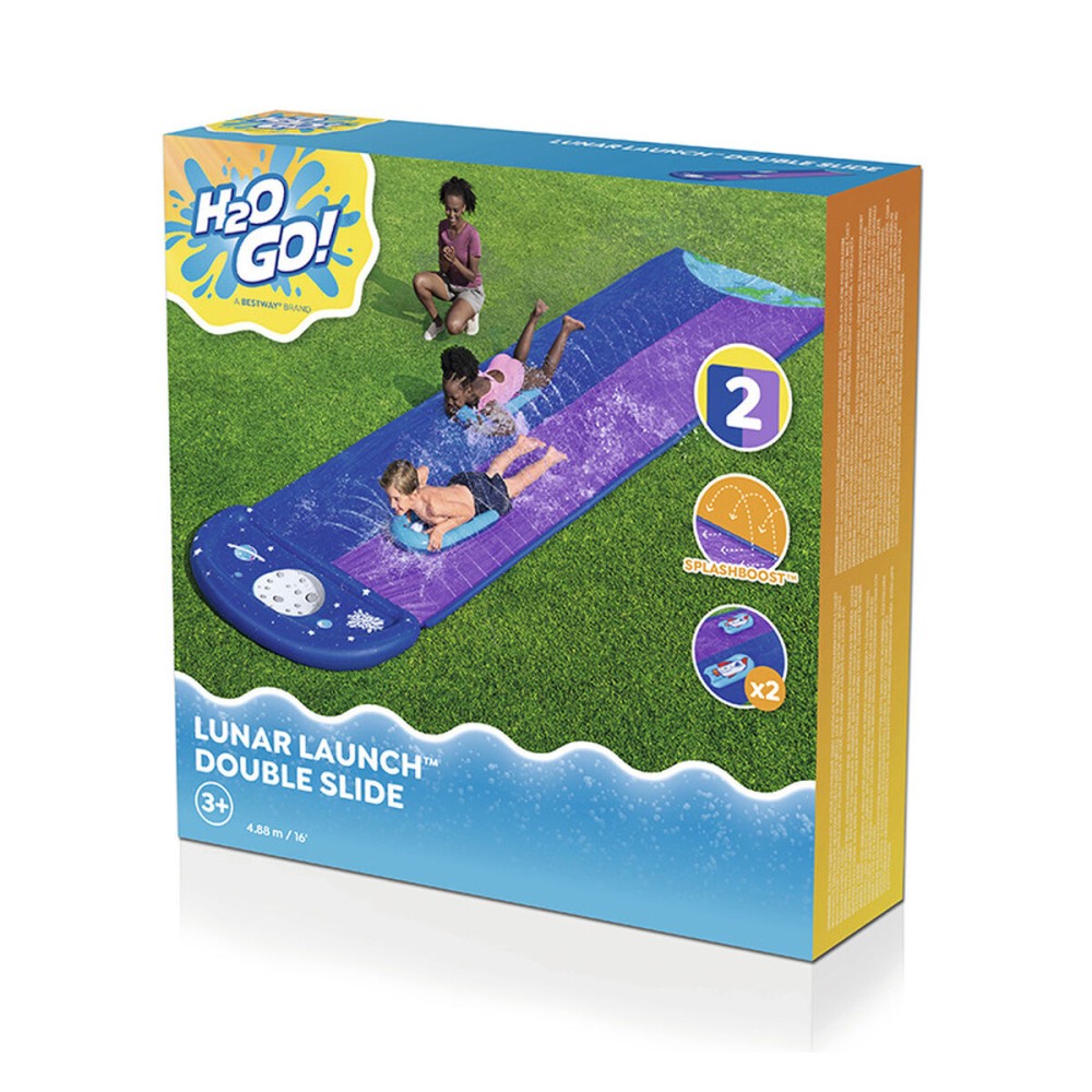 Tobogan acvatic Bestway 488 x 138 cm Glisant Double