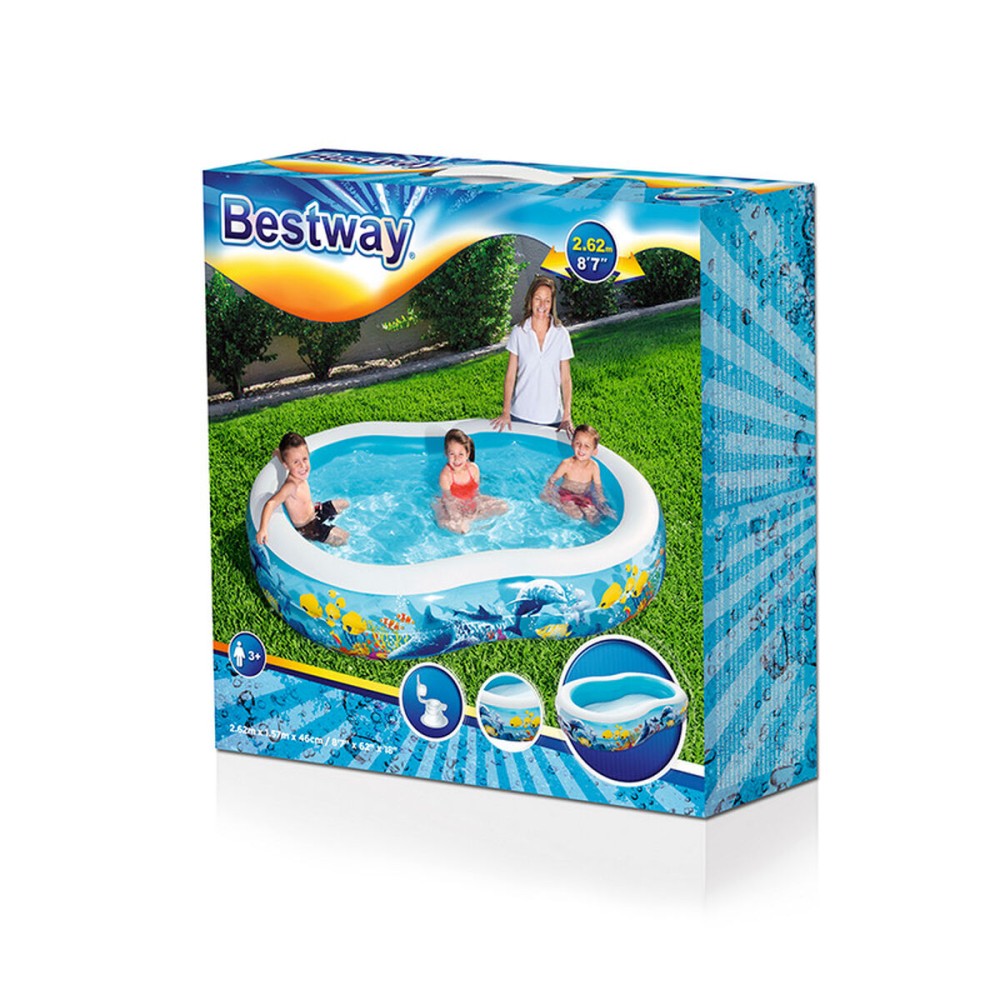 Piscină Gonflabilă pentru Copii Bestway Multicolor 262 x 157 x 46 cm