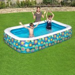 Piscină Gonflabilă pentru Copii Bestway Multicolor 305 x 183 x 56 cm Floral