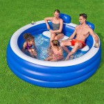 Bestway Piscină Gonflabilă Familială 231x219x79 +6 Ani Grădină 54422