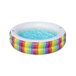 Piscină Gonflabilă pentru Copii Bestway Curcubeu 206 x 206 x 51 cm