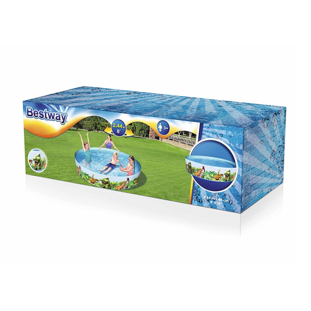 Piscină Gonflabilă pentru Copii Bestway Dinozauri 244 x 46 cm