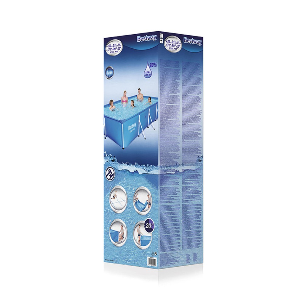 Bestway Piscină Rigida Adult 400x211x81 cm Grădină 56405