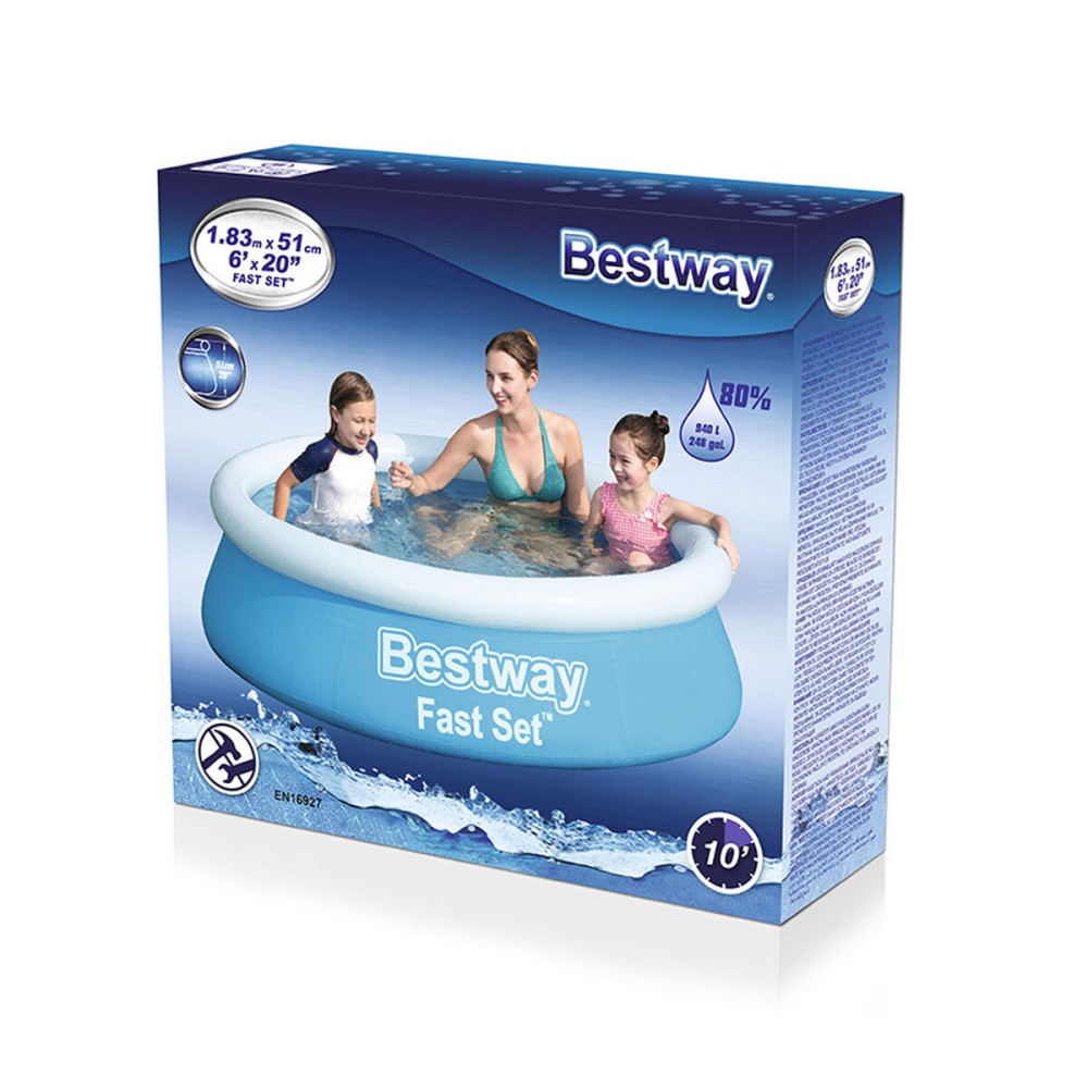 Piscină Gonflabilă Bestway Albastru 940 L 183 X 51 cm
