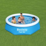 Piscină Gonflabilă Bestway Albastru 1880 L 244 x 61 cm
