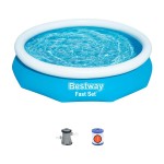Piscină Gonflabilă Bestway Albastru 3200 L 305 x 66 cm
