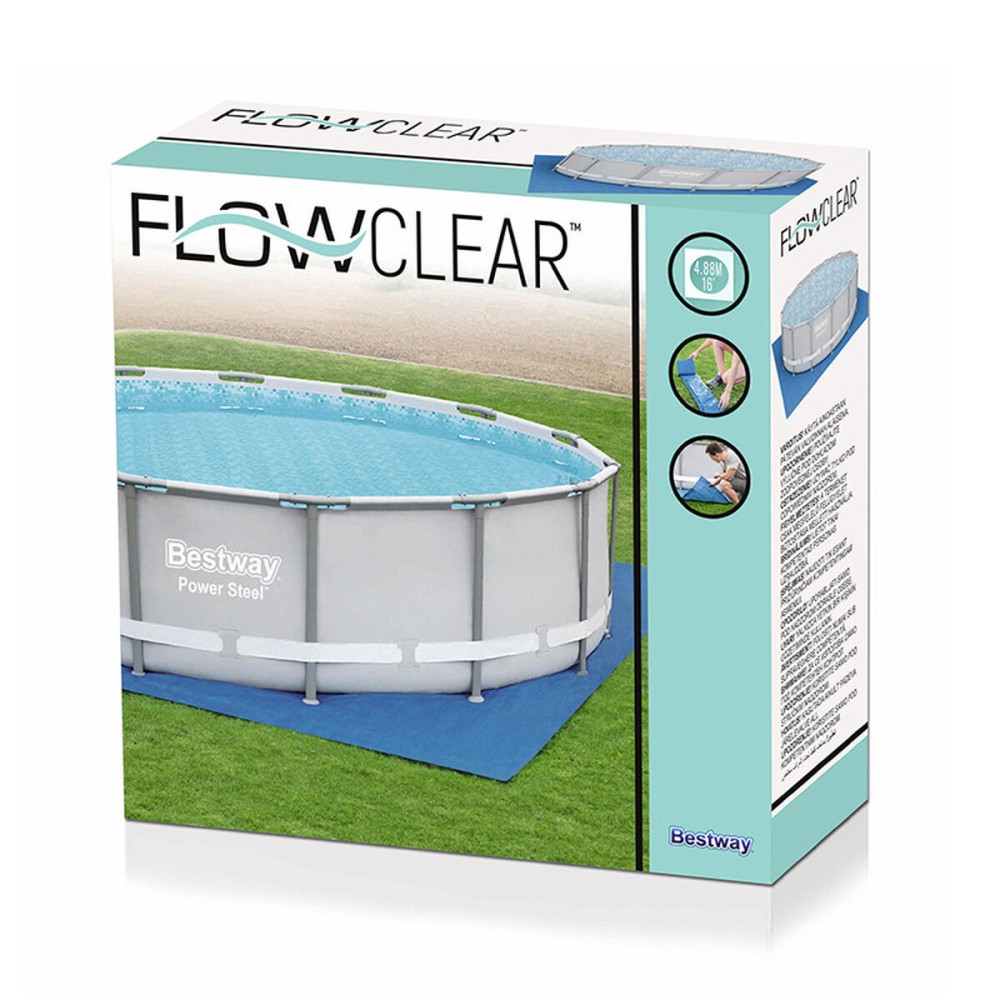 Protecție de podele pentru piscine detașabile Bestway 488 x 488 cm