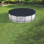 Husă pentru piscină Bestway Negru Ø 457 cm (1 Unități)