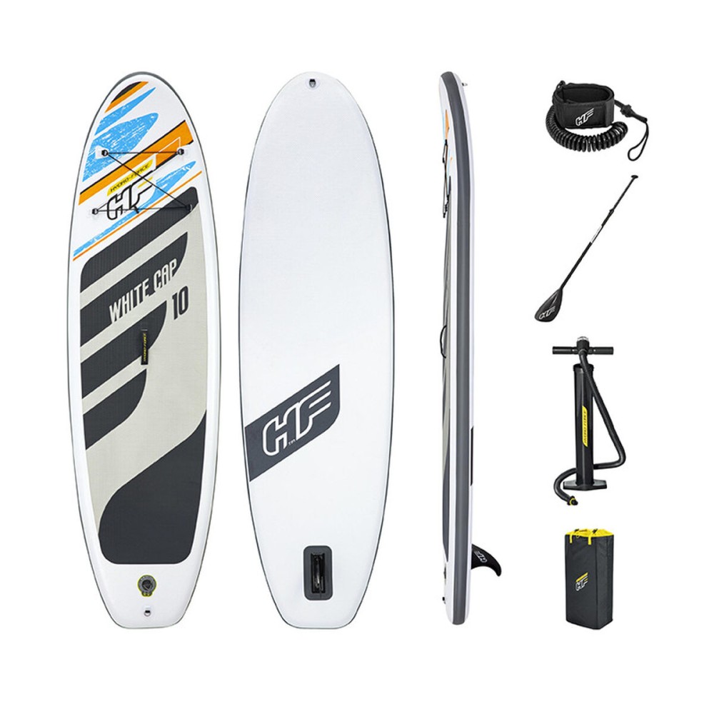 Placă gonflabilă de paddle surf cu accesorii Bestway Hydro-Force Alb 305 x 84 x 12 cm