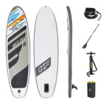 Placă gonflabilă de paddle surf cu accesorii Bestway Hydro-Force Alb 305 x 84 x 12 cm