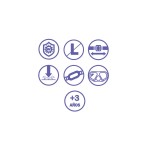 Ochelari de Scufundare cu Tub pentru Copii Bestway Albastru Turquoise