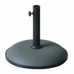 Marbueno Bază Umbrelă Rotundă Beton 41,5x35 cm 15KG Gri Grădină, Piscină, Terasă