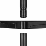 Marbueno Raft 3 Polițe Plastic Negru 61x31x91 cm Grădină 10536