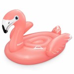 Bestway Figură Inflatable Flamingo cu Mânere 138x107 cm +3 Ani Plajă și Piscină 41525