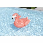 Bestway Figură Inflatable Flamingo cu Mânere 138x107 cm +3 Ani Plajă și Piscină 41525