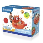 Bestway Piscina de Bolas Acolchată Inflatable Panda 107x94x58 cm +2 Ani Interior și Grădină 52702
