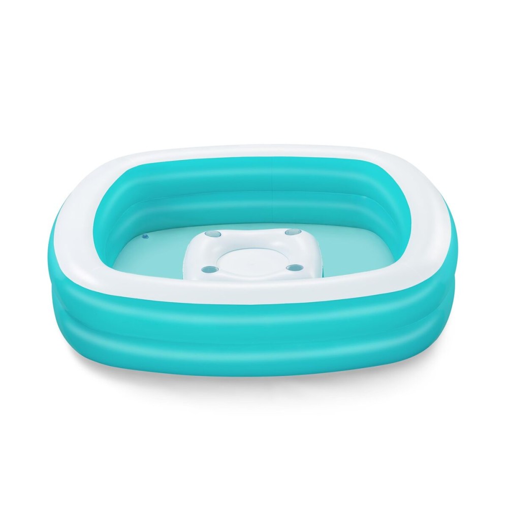 Bestway Piscina Inflabilă 2 Camere Family Masa Plutitoare 218x218x48 cm +6 Ani 54446