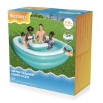 Bestway Piscina Inflabilă 2 Camere Family Masa Plutitoare 218x218x48 cm +6 Ani 54446