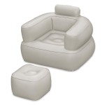 Bestway Sillon Inflabil cu Reposapă Colorat 107x99x80/48x48x36 cm Interior 75137