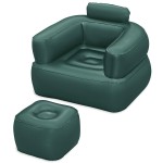 Bestway Sillon Inflabil cu Reposapă Colorat 107x99x80/48x48x36 cm Interior 75137