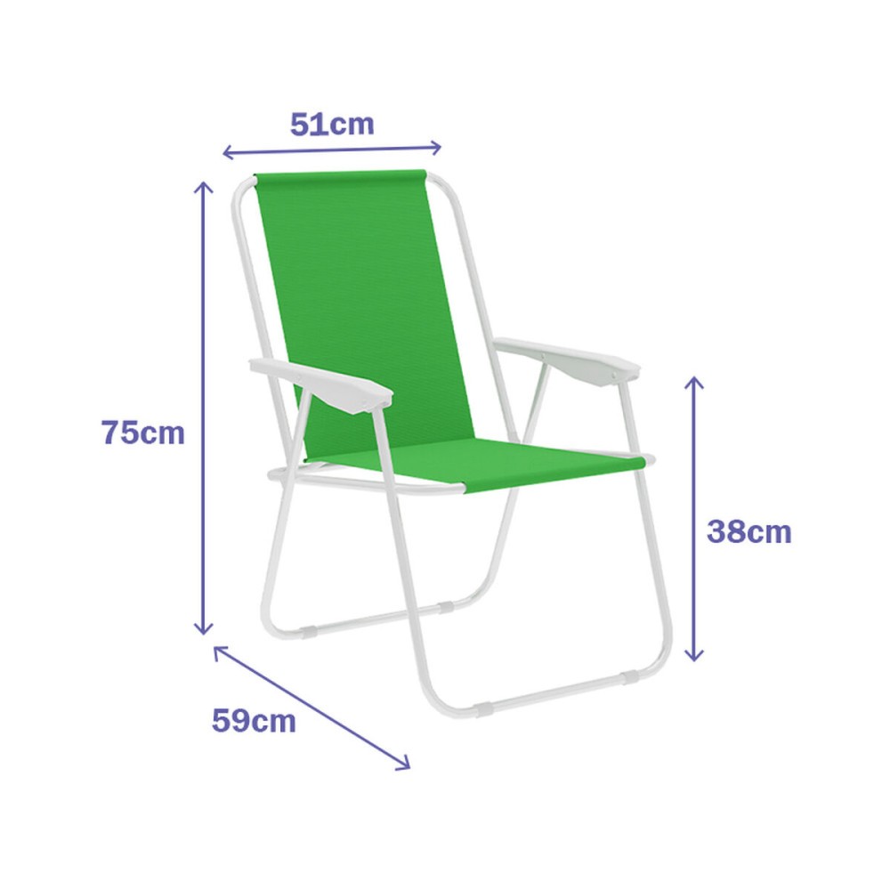 Scaunul Pliabil Marbueno Verde 59 x 75 x 51 cm
