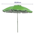 Umbrelă de plajă Marbueno SUMMER 10471V Verde Turcoaz 160 cm