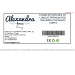 Husă de șezlong cu braț scurt stâng Eysa ROC Gri deschis