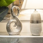 Figură Decorativă Alexandra House Living Argintiu 23,5 x 9 x 38 cm