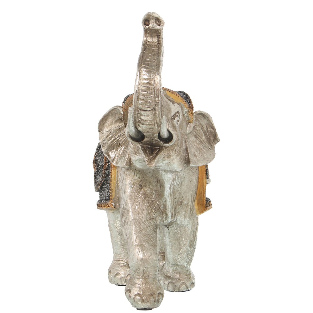 Figură Decorativă Alexandra House Living Argintiu Elefant