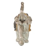 Figură Decorativă Alexandra House Living Argintiu Elefant