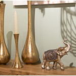 Figură Decorativă Alexandra House Living Argintiu Elefant