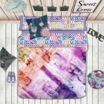 Set husă de pătură Lois JASON P. Mov Pat 90 150 x 230 cm 3 Piese