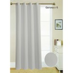 Perdea/draperie Hosteline GARONA Gri 140 x 260 cm