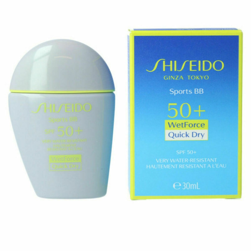 Protector Solar Colorat Shiseido Sports BB SPF50+ Bej Spf 50 30 L