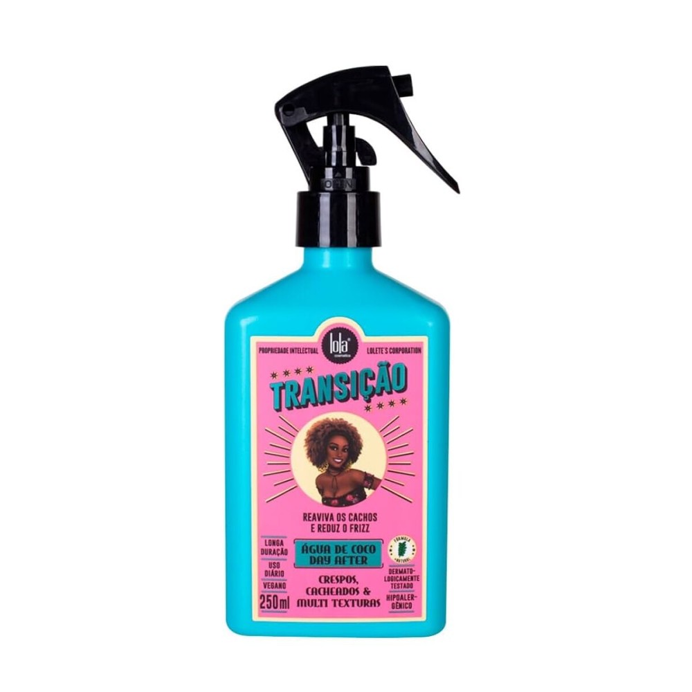 Spray Revitalizant pentru păr creț Lola Cosmetics Coconut Water Transition 250 ml