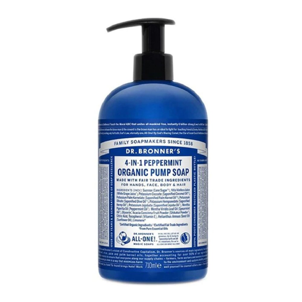 Săpun de Mâini Dr Bronner's 4 in 1 Peppermint 710 ml
