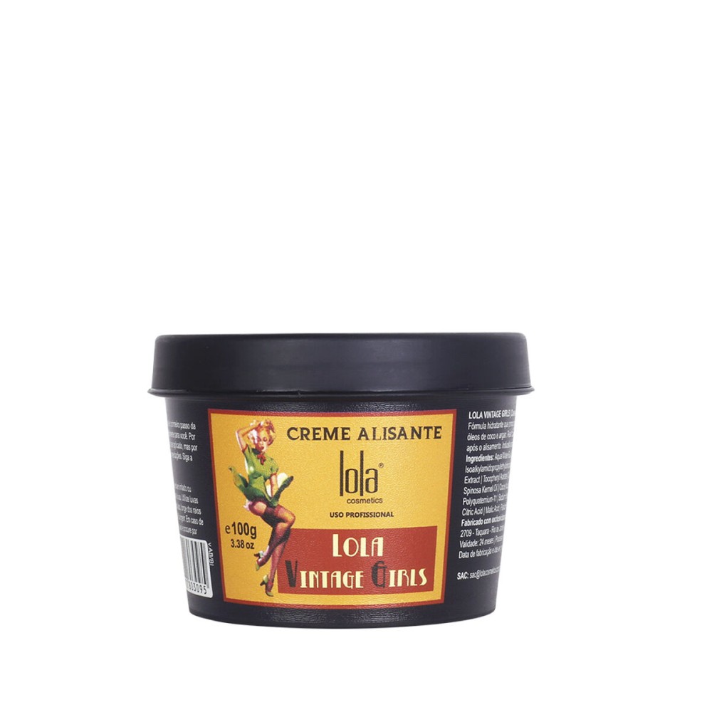 Cremă Capilară pentru Îndreptarea Părului Lola Cosmetics Vintage Girls 100 g
