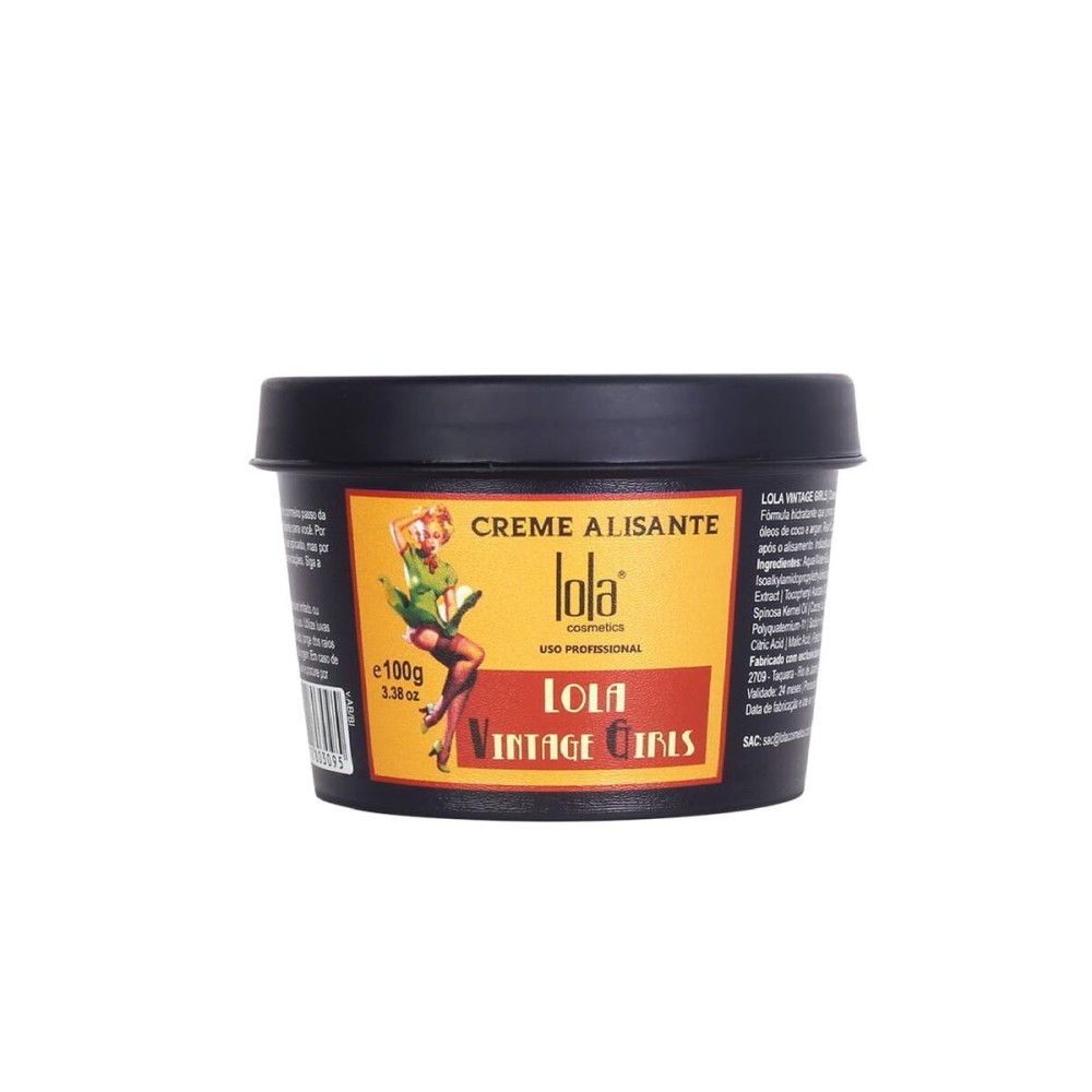 Cremă Capilară pentru Îndreptarea Părului Lola Cosmetics Vintage Girls 100 g