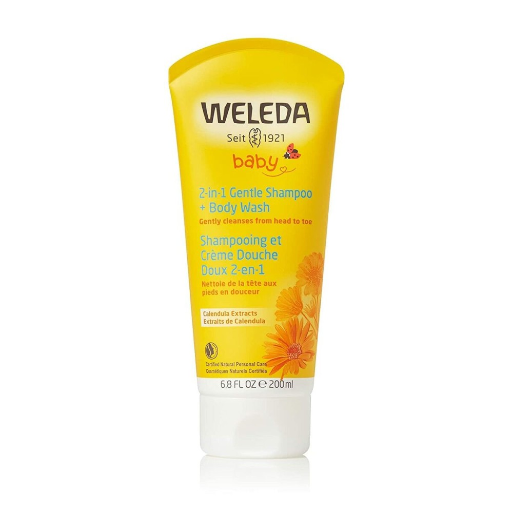 Gel și Șampon 2 în 1 Weleda Baby 200 ml Marigold