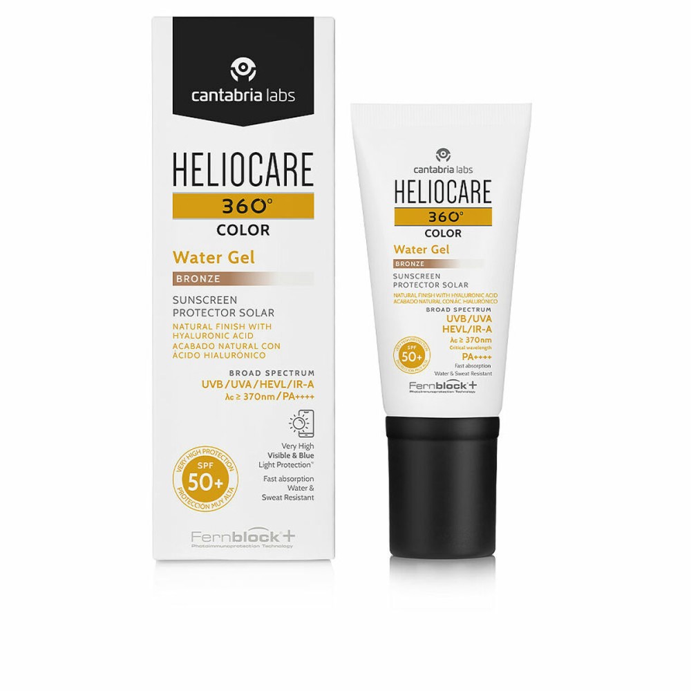 Protector Solar Colorat Heliocare Heliocare 360º Water Gel Color Bronce 50 ml Spf 50