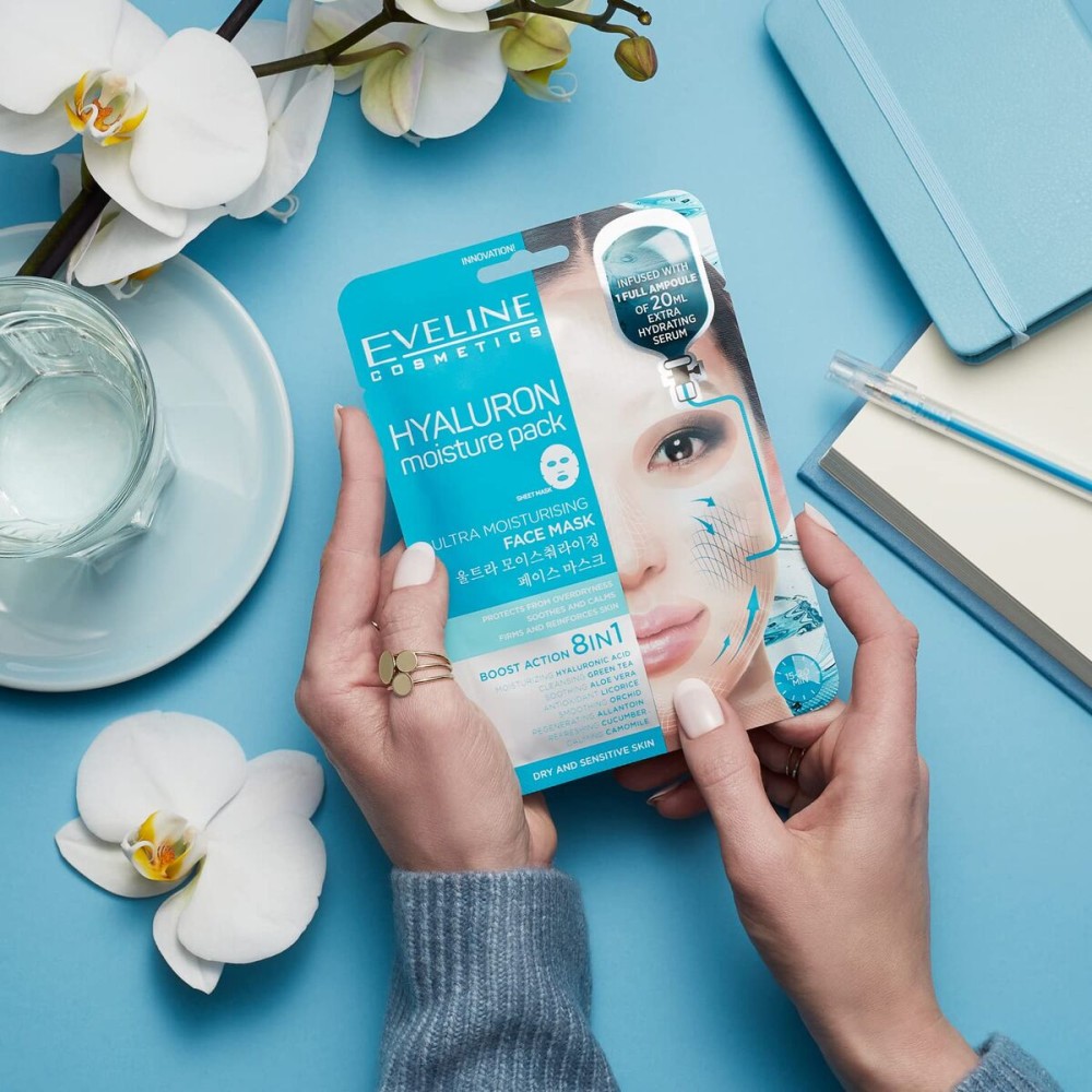 Mască de Față Eveline Hyaluron Moisture Pack 20 ml