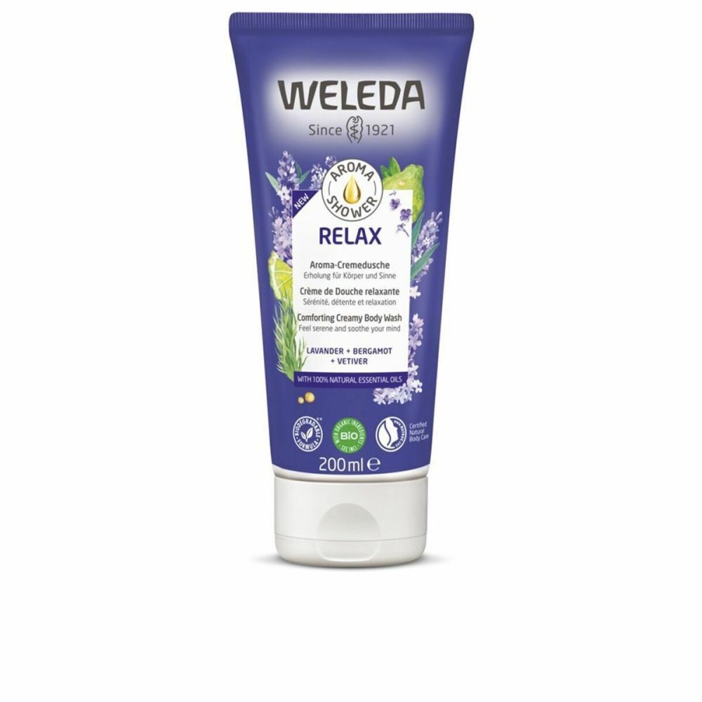 Gel de duș Weleda 6756X9 200 ml Relaxant Lavandă Bergamotă