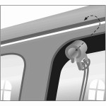 Plasă de siguranță Trixie Negru 120 × 100 CM