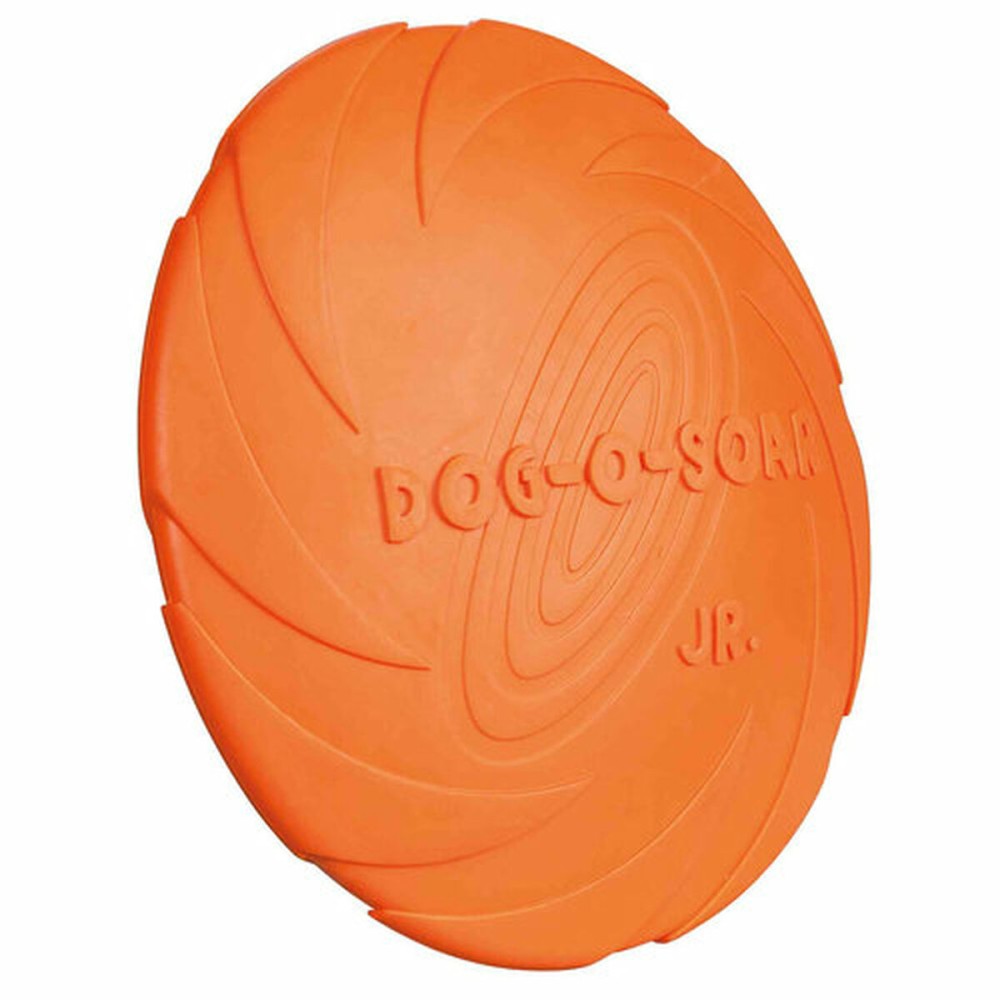 Frisbee Trixie Dog Disc Cauciuc Ø 18 cm Albastru Portocaliu