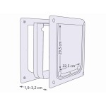 Ușiță pentru pisică Trixie Alb Plastic 30 × 36 CM