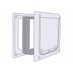 Ușiță pentru pisică Trixie Alb Plastic