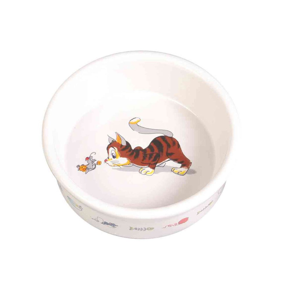 Dispozitiv de hrănire pentru pisici Trixie Alb