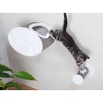 Suport de Ascuțit Gheare pentru Pisici Trixie Alb Gri Ø 18 cm