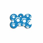 Placă de identificare pentru guler Imarc Bone Albastru